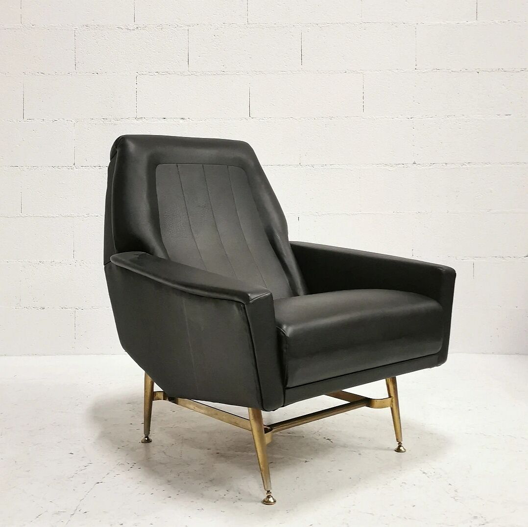 Pair of armchairs by Guy Besnard 1960