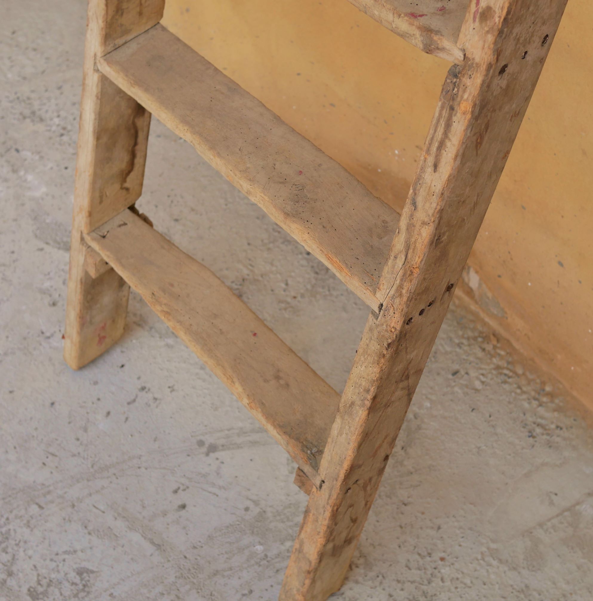Vintage wooden farm ladder