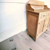 Old oak sideboard and shelf