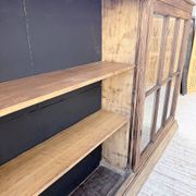 XXL industrial sideboard with glass doors