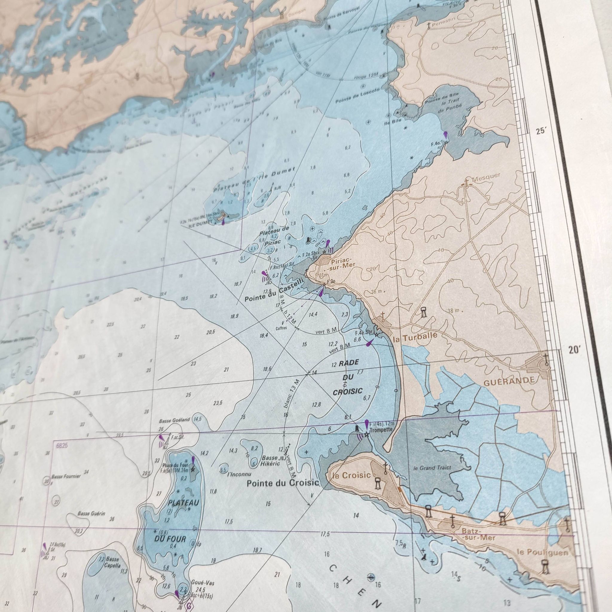 Map of Finistère and Morbihan, west coast of France