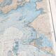 Map of Finistère and Morbihan, west coast of France