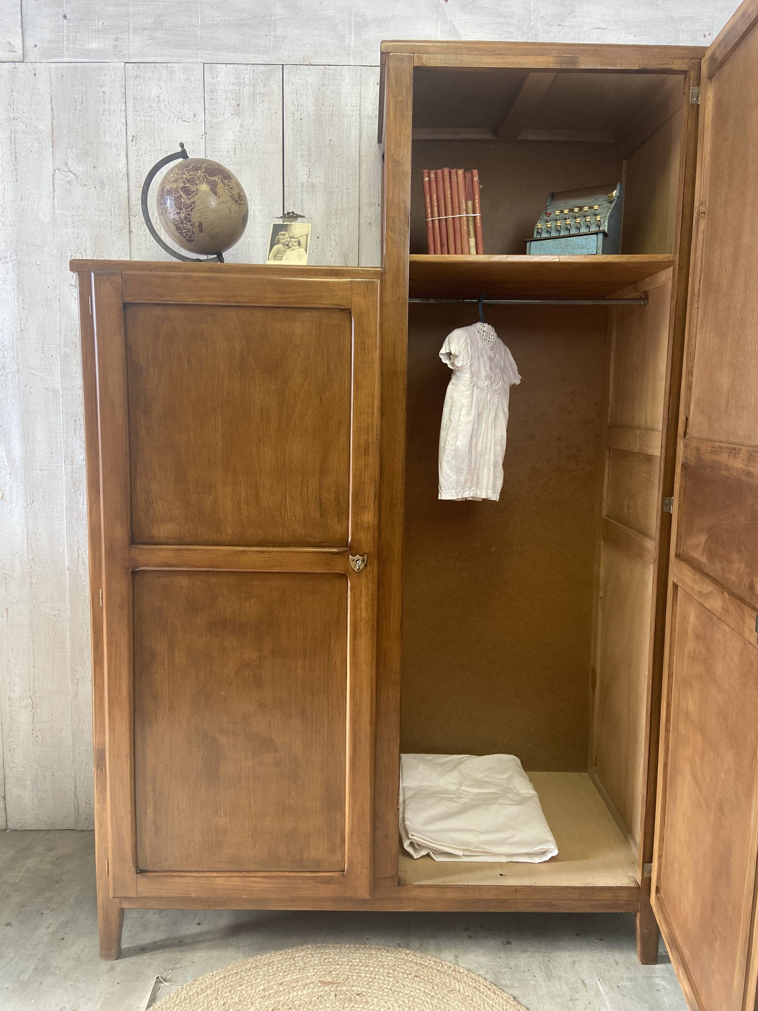 Vintage asymmetrical wardrobe