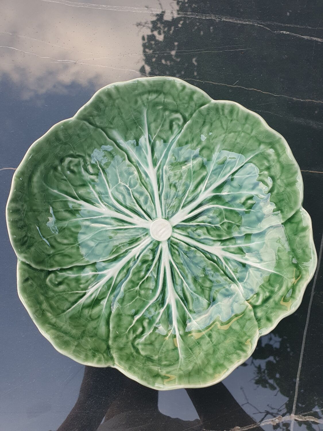 Cabbage leaf slurry plate