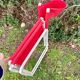 Chaise pliante rouge vintage