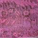 Pink Handknotted Floral Rug sku2356