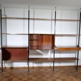 Mid-Century Teak Modular Wall Unit and Room Divider from Italy, 1960s