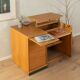 Bureau en placage de chêne, années 1950