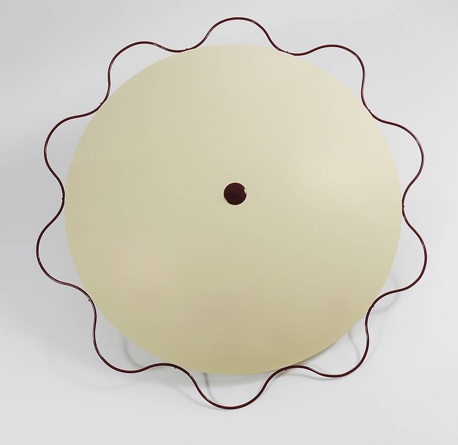 Large flush mount indirect light ceiling fixture from the Filmcasino in Vienna, 1950s.