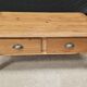 Table basse 4 tiroirs en pin scandinave