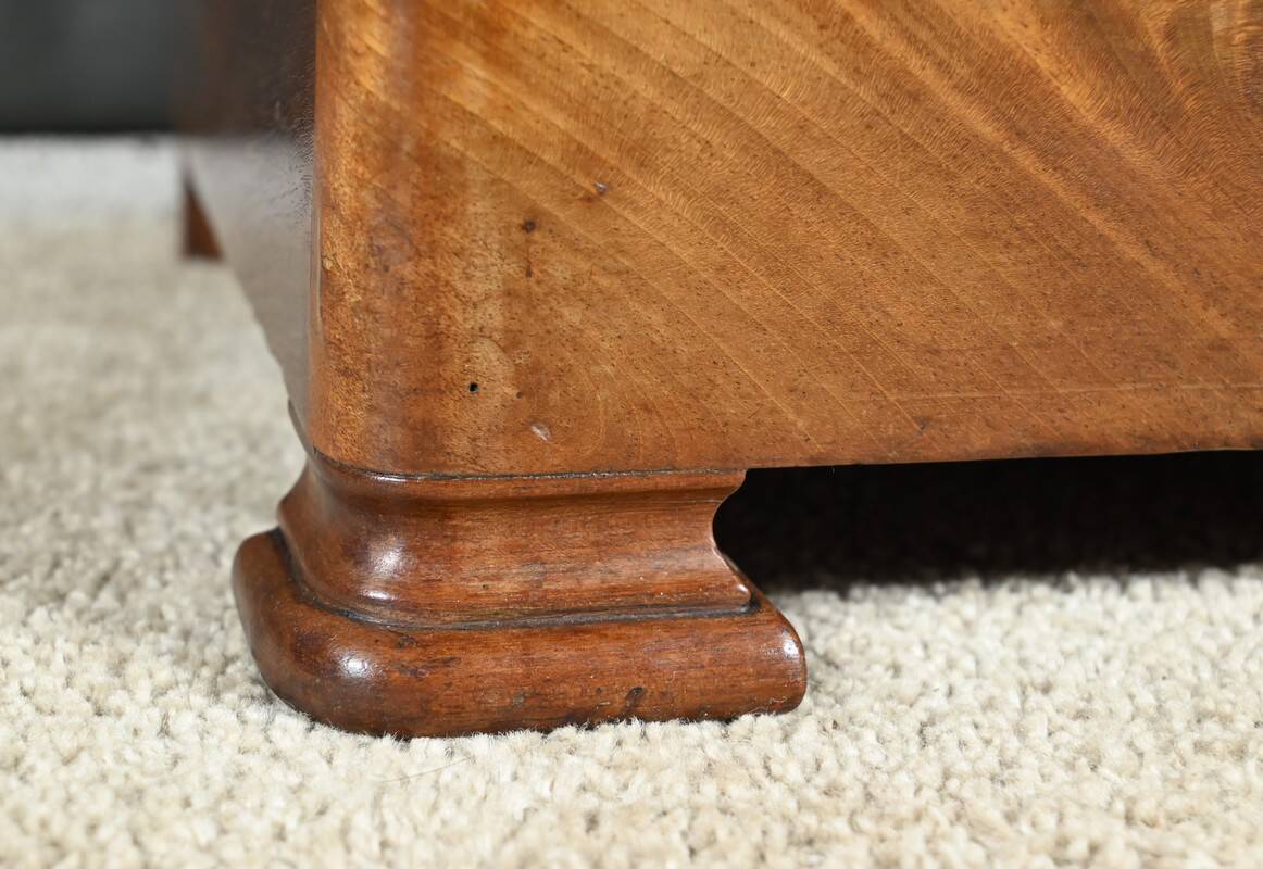 Mahogany Bedside Table, Restoration style – 2nd part 19th century