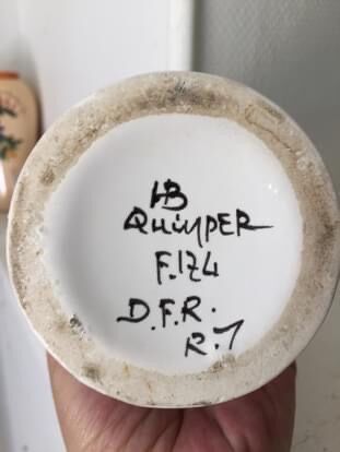 Quimper vase