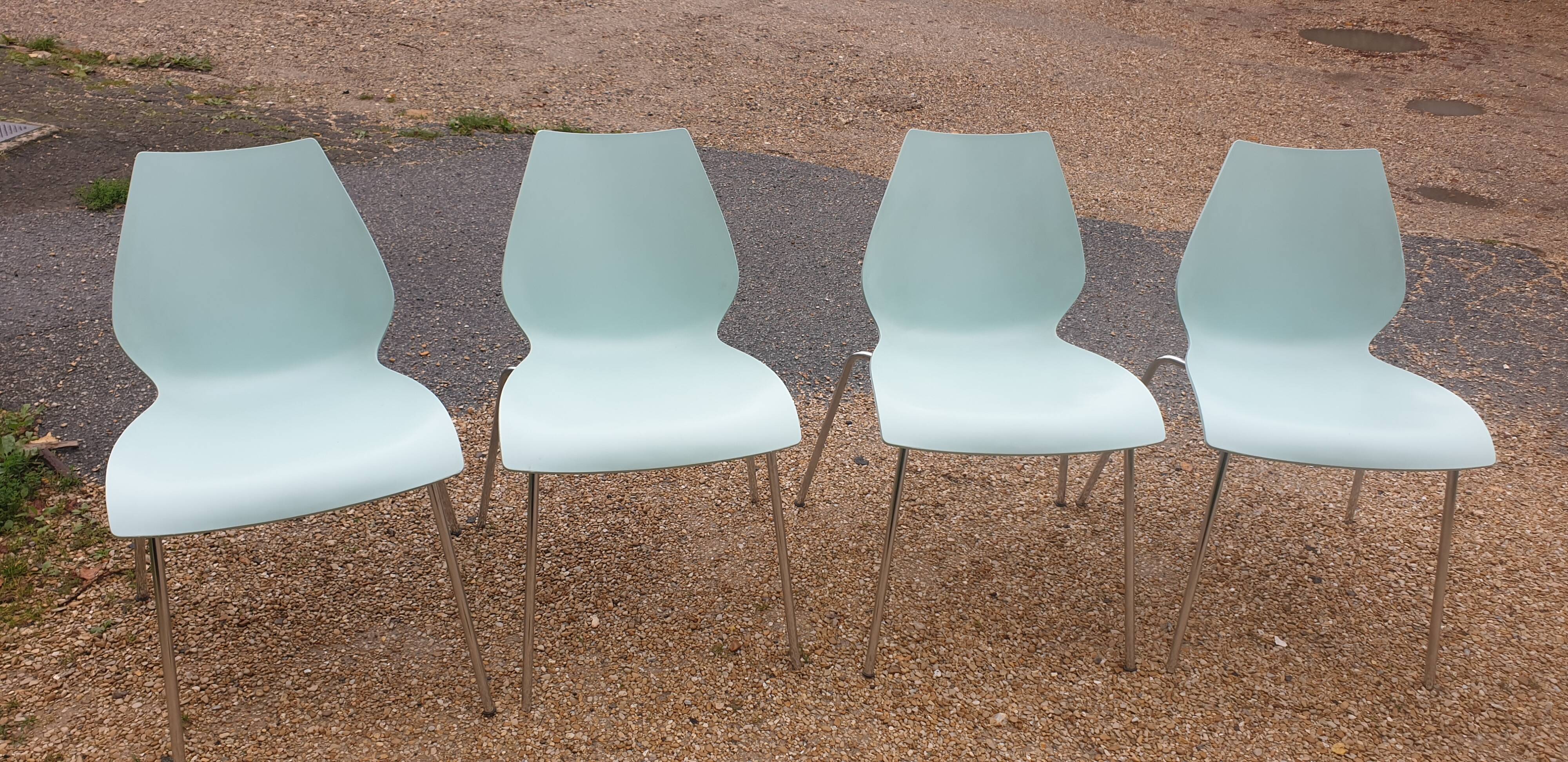 4 MAUI VICO MAGISTRETTI FOR Kartell chairs