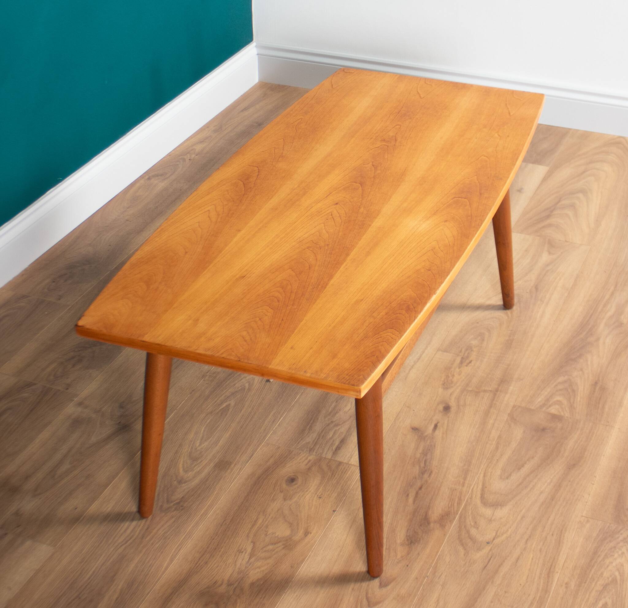 Retro teak 1960s scnadart mid century coffee table