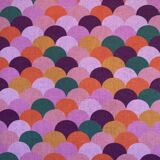 Vintage coral pink weekly planner H120