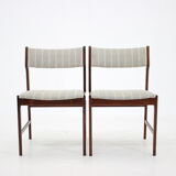 1960s Set of 6 Erich Buch Solid Palisander Dining Chairs, Denmark
