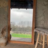 Wooden mirror