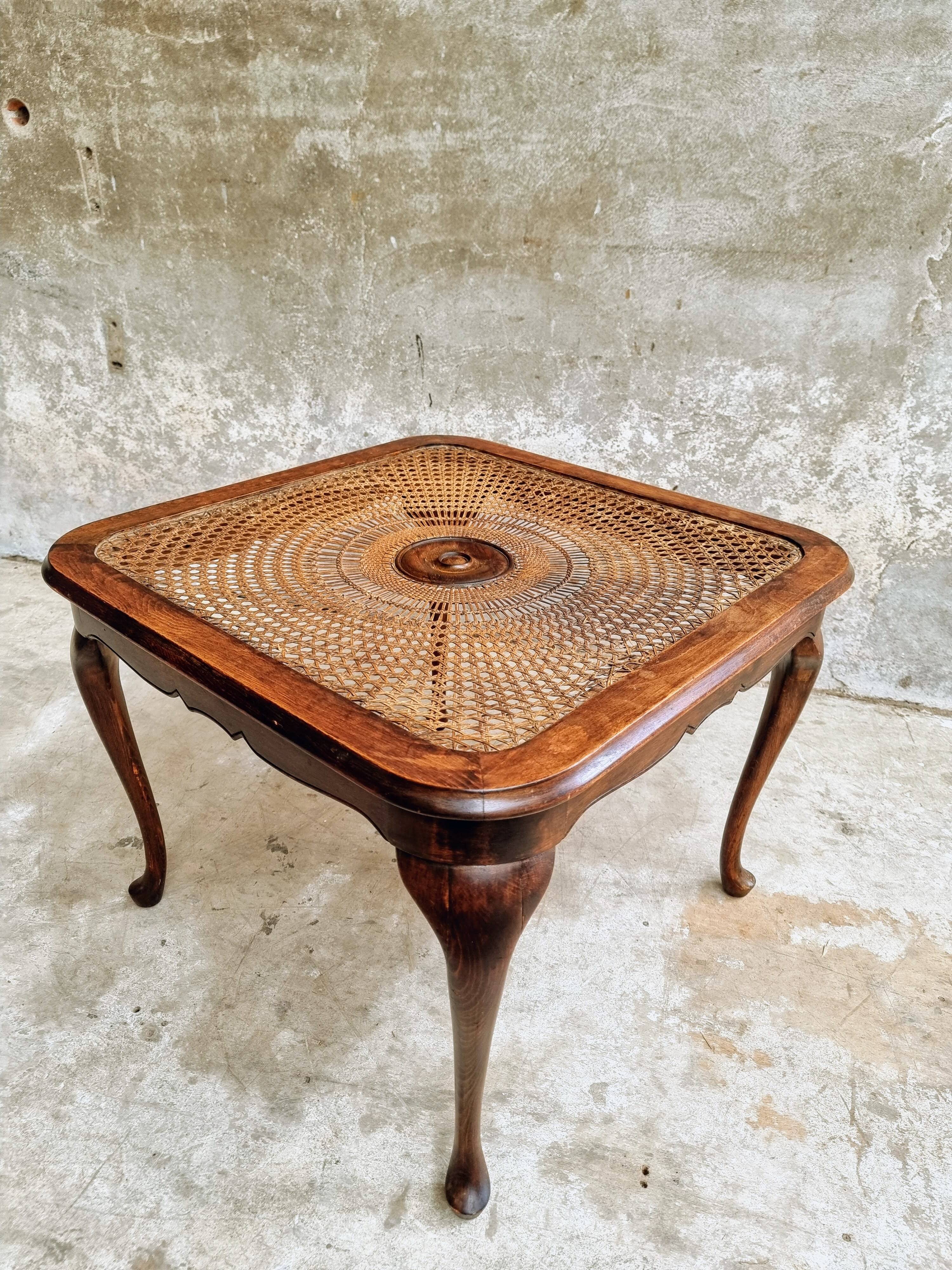 Antique coffee table 'Bergere coffee table' Louis XV