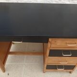Wooden desk 5 drawers