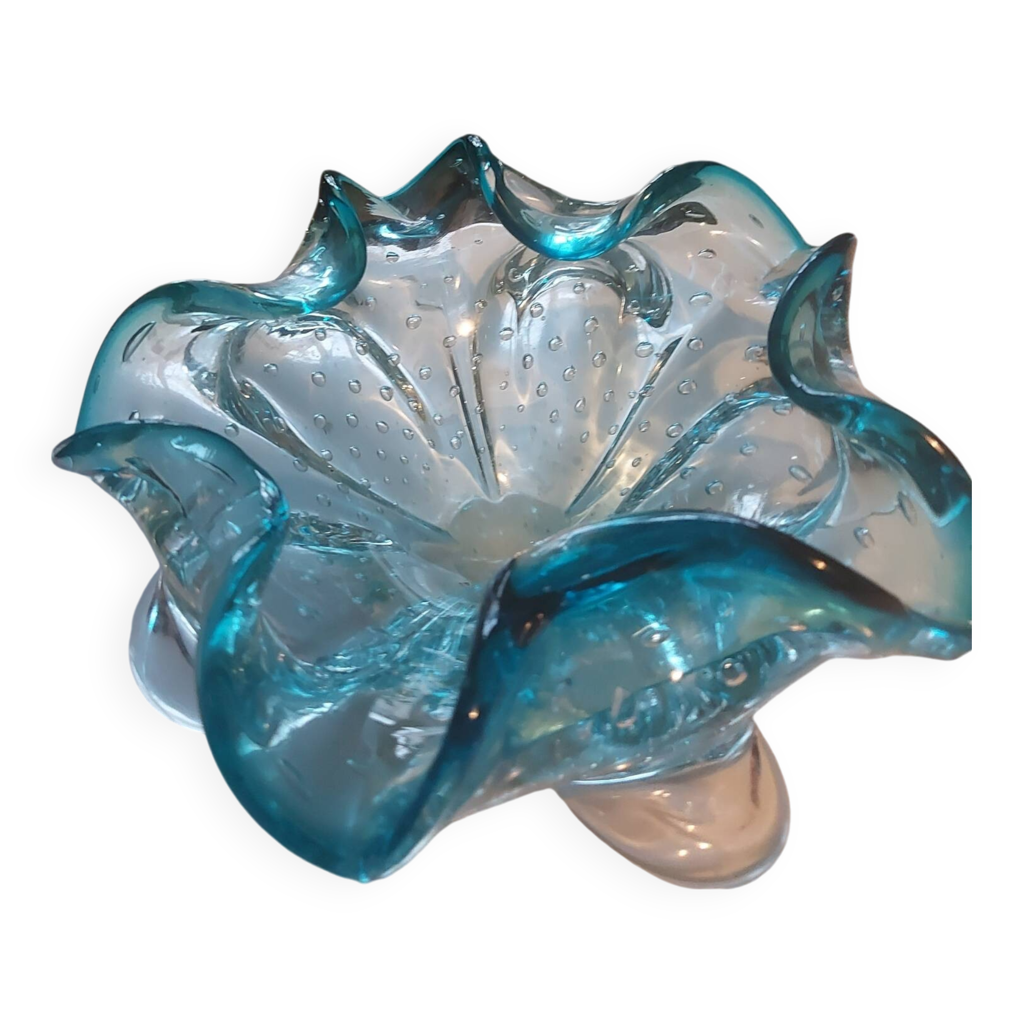 Blown glass catchall from Murano