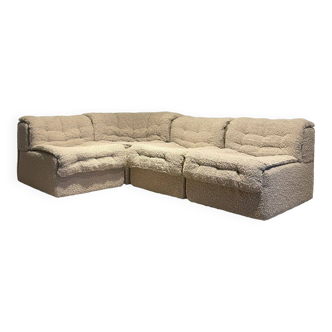 Modulair Vintage Bouclé Patchwork sofa by Desede, DS-11