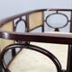 Josef Hoffmann Variation of Art Nouveau "Fledermaus" sofa by Fischel