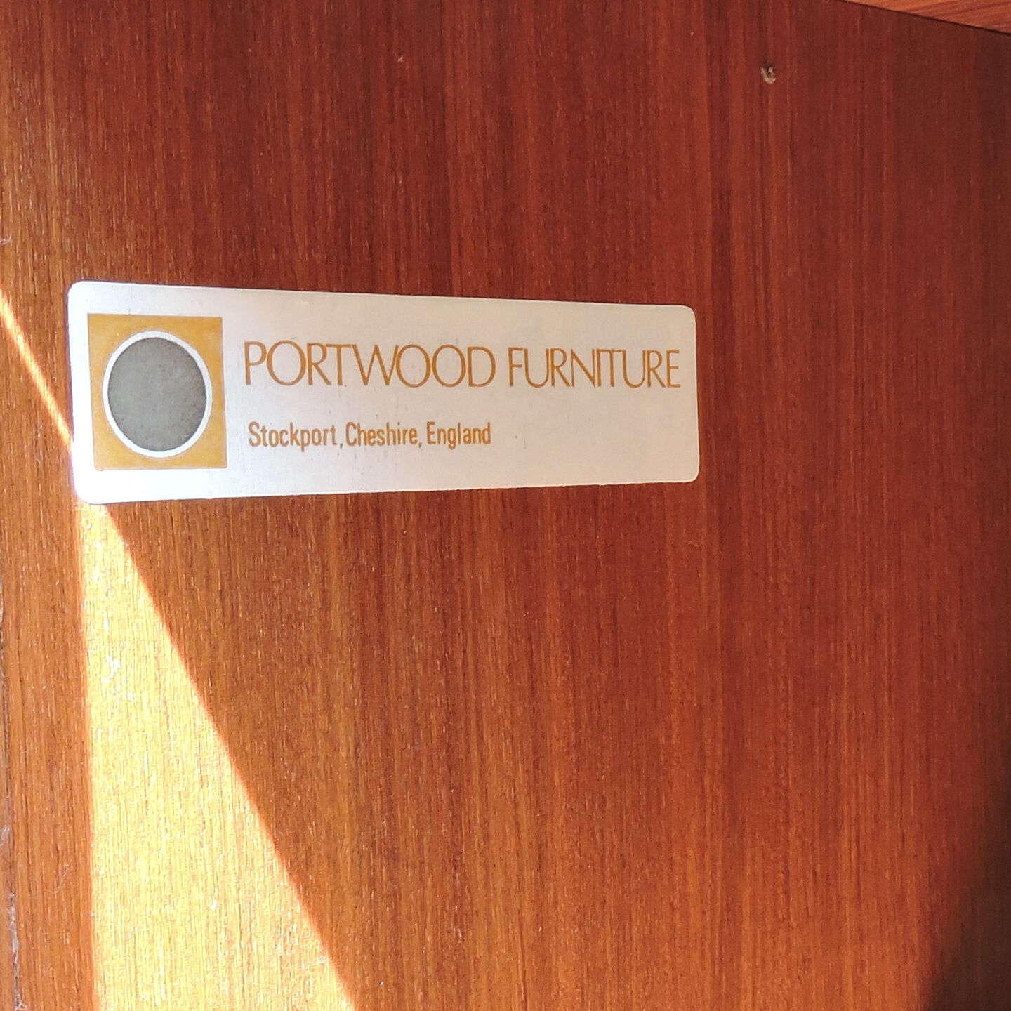Enfilade en teck de Portwood, années 1960