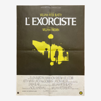 Affiche cinéma originale "l'exorciste"