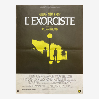 Original movie poster "the exorcist"