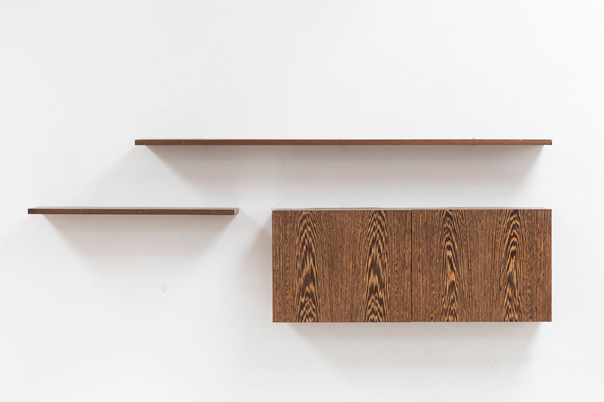 Banz Bord wall unit in wengé, the Netherlands, 1970’s