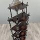 Napoleon III shelf in blackened wood, late 19th century.