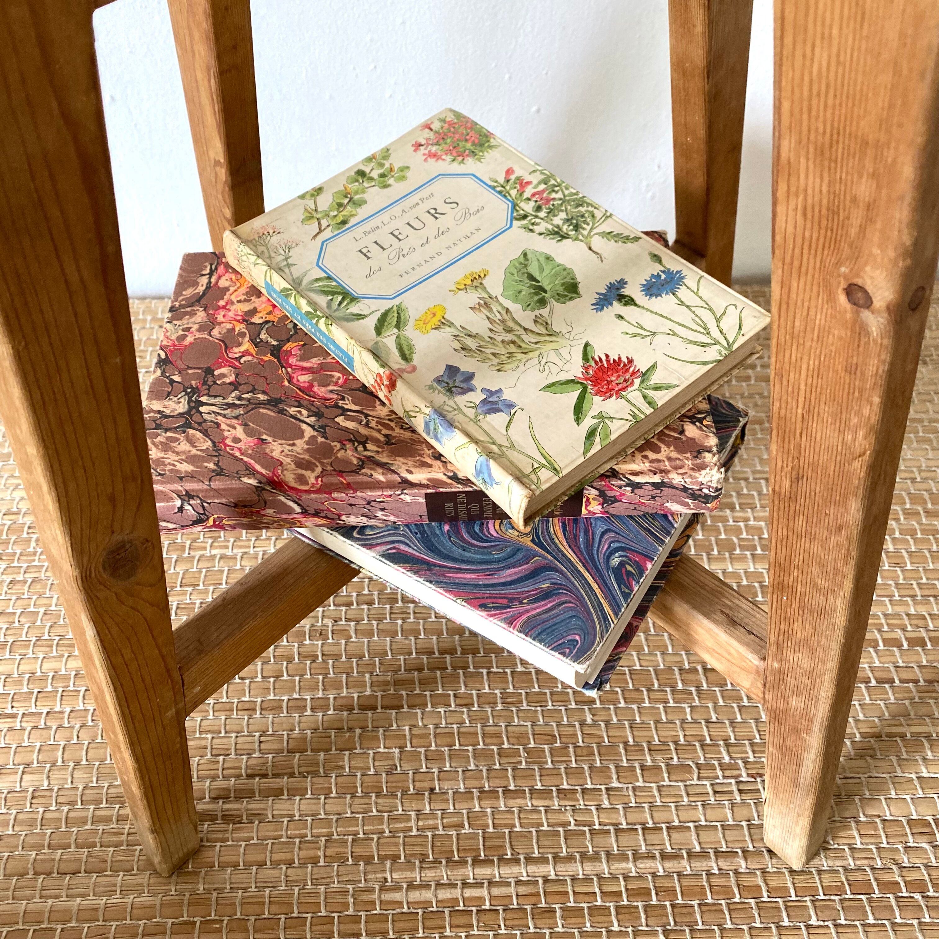 Wooden stool or plant door