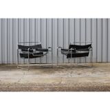 Pair of armchairs Wassily B3 Marcel Breuer