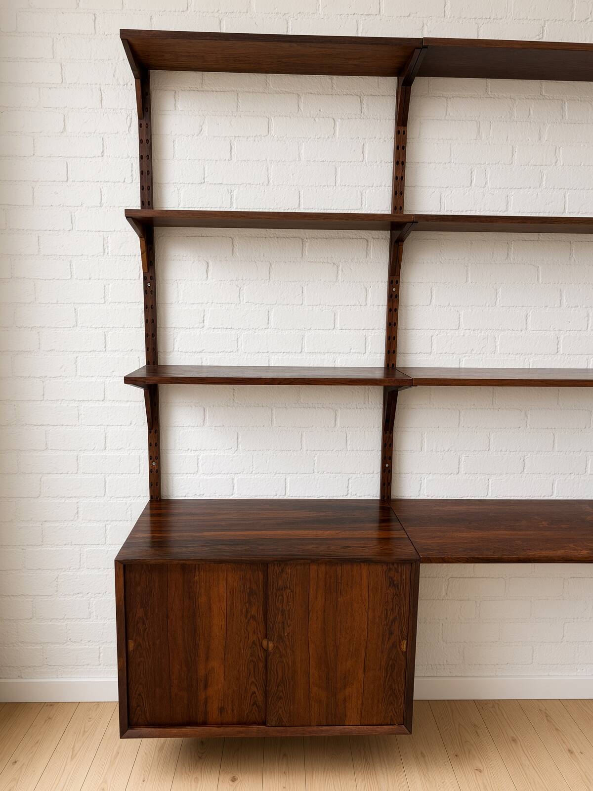 Rosewood Wall System by Poul Cadovius For Cado, 1960s.
