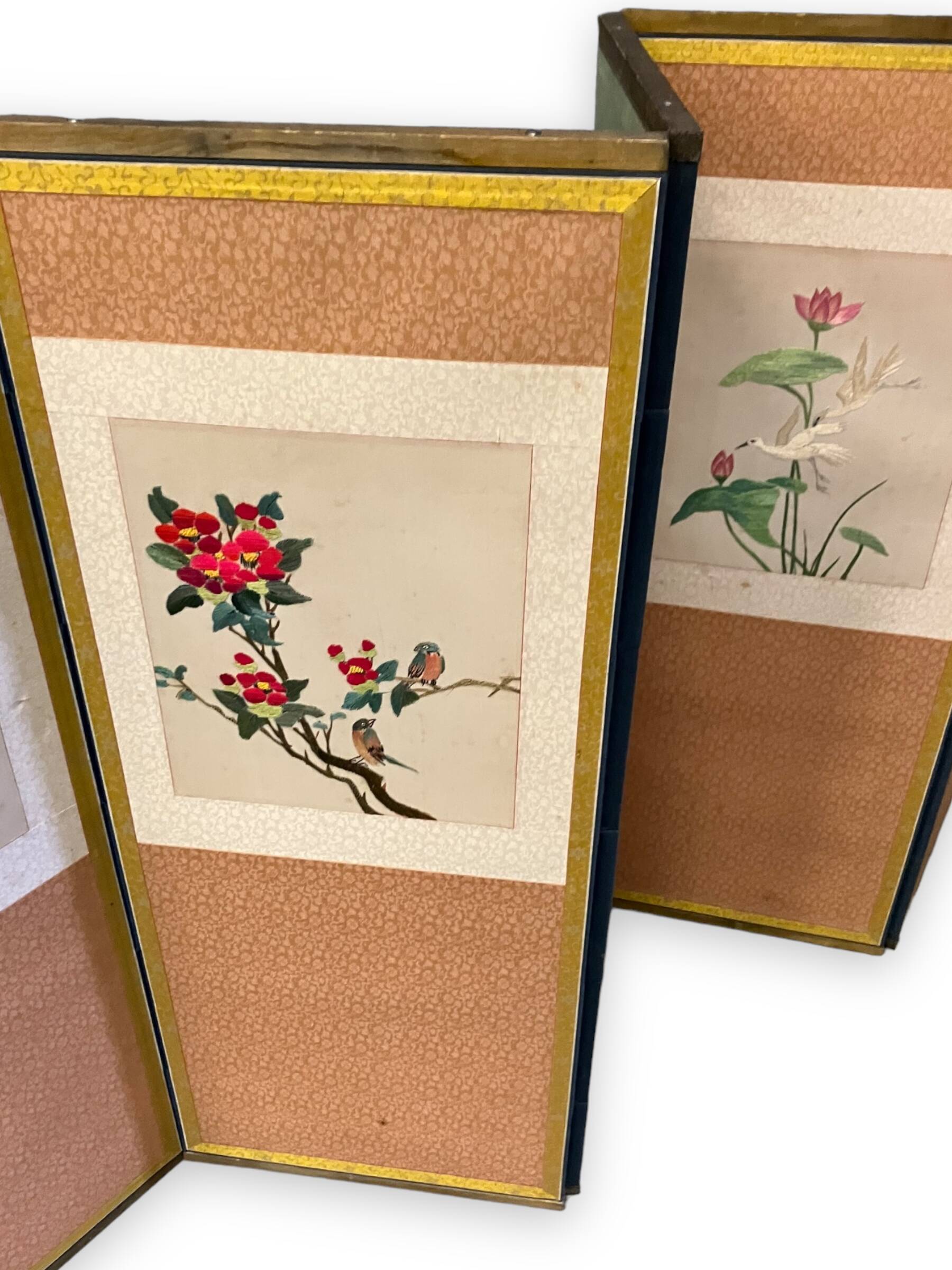 Paravent chinois à six feuilles