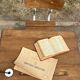 Renovated antique desk with inkwell
