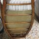 Turned wooden cradle half 20th century