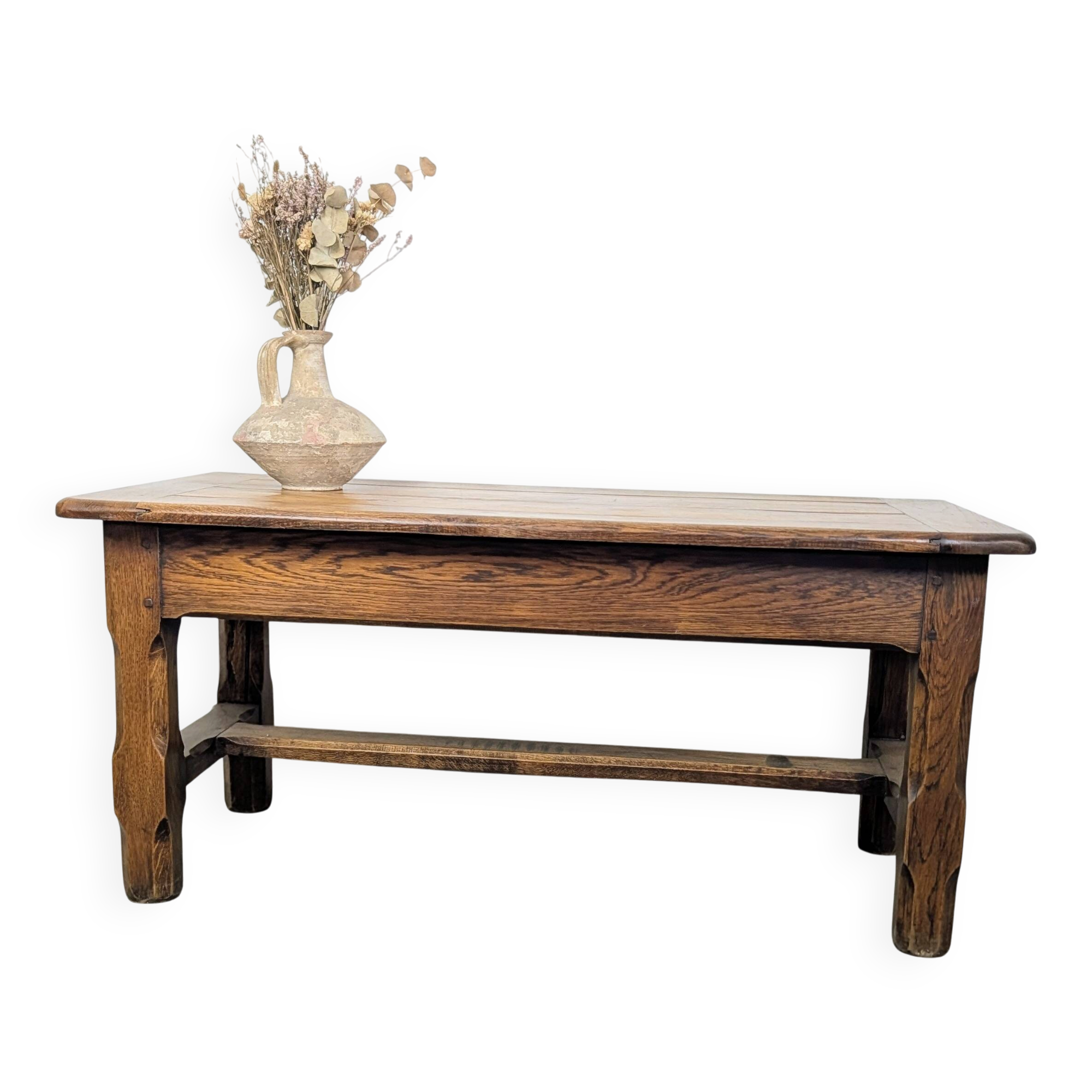 Farmhouse coffee table in solid oak