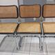 Suite de 6 chaises modèle Cesca B32 par Marcel Breuer vintage 1993