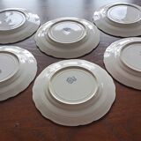 Flat plates ironstone St Amand Hamage 'Regency'