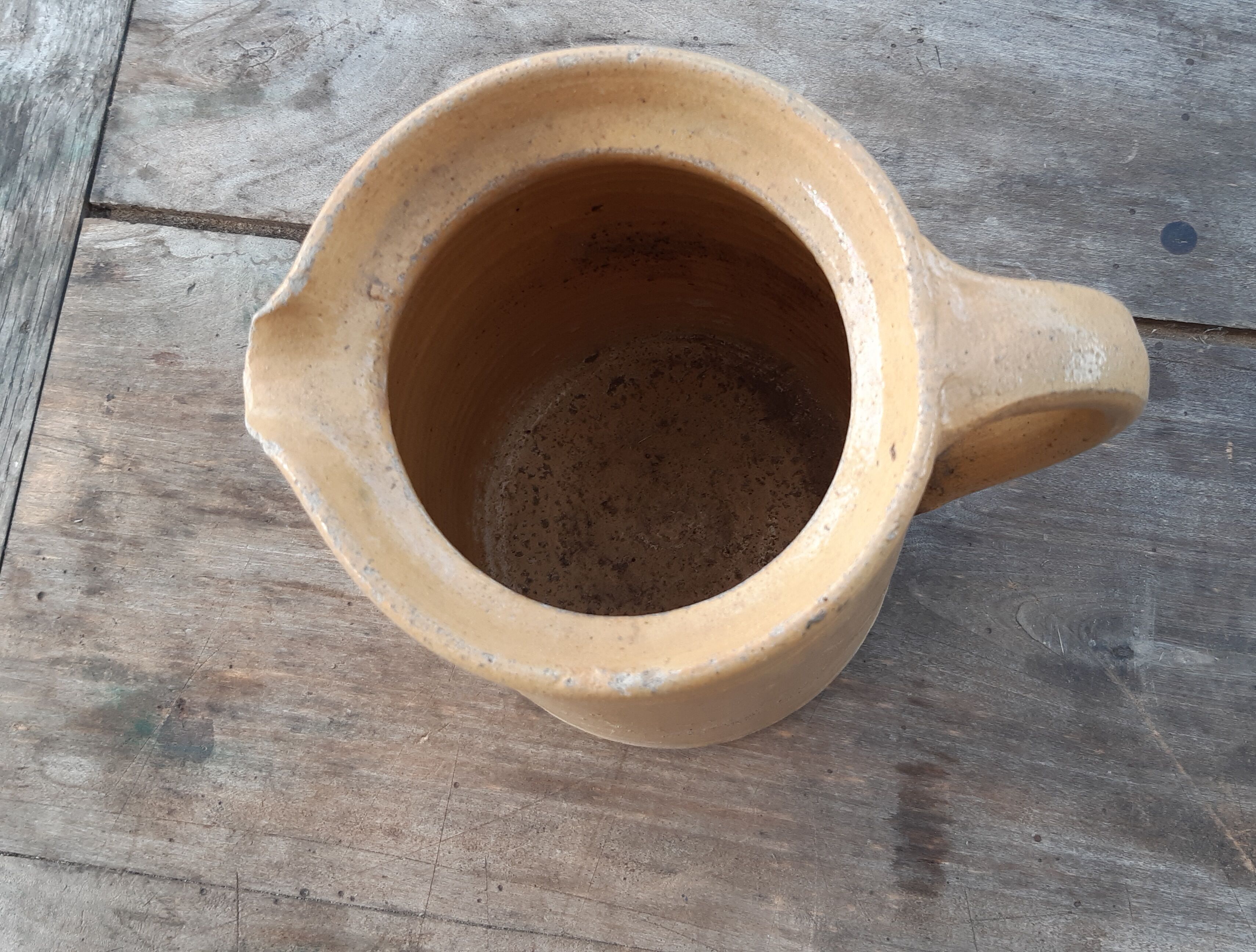 Terracotta jug early 20th century