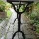 Bistro table 1900 in Carrara marble