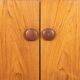 Vintage Danish teak veneer cabinet from the 1970s