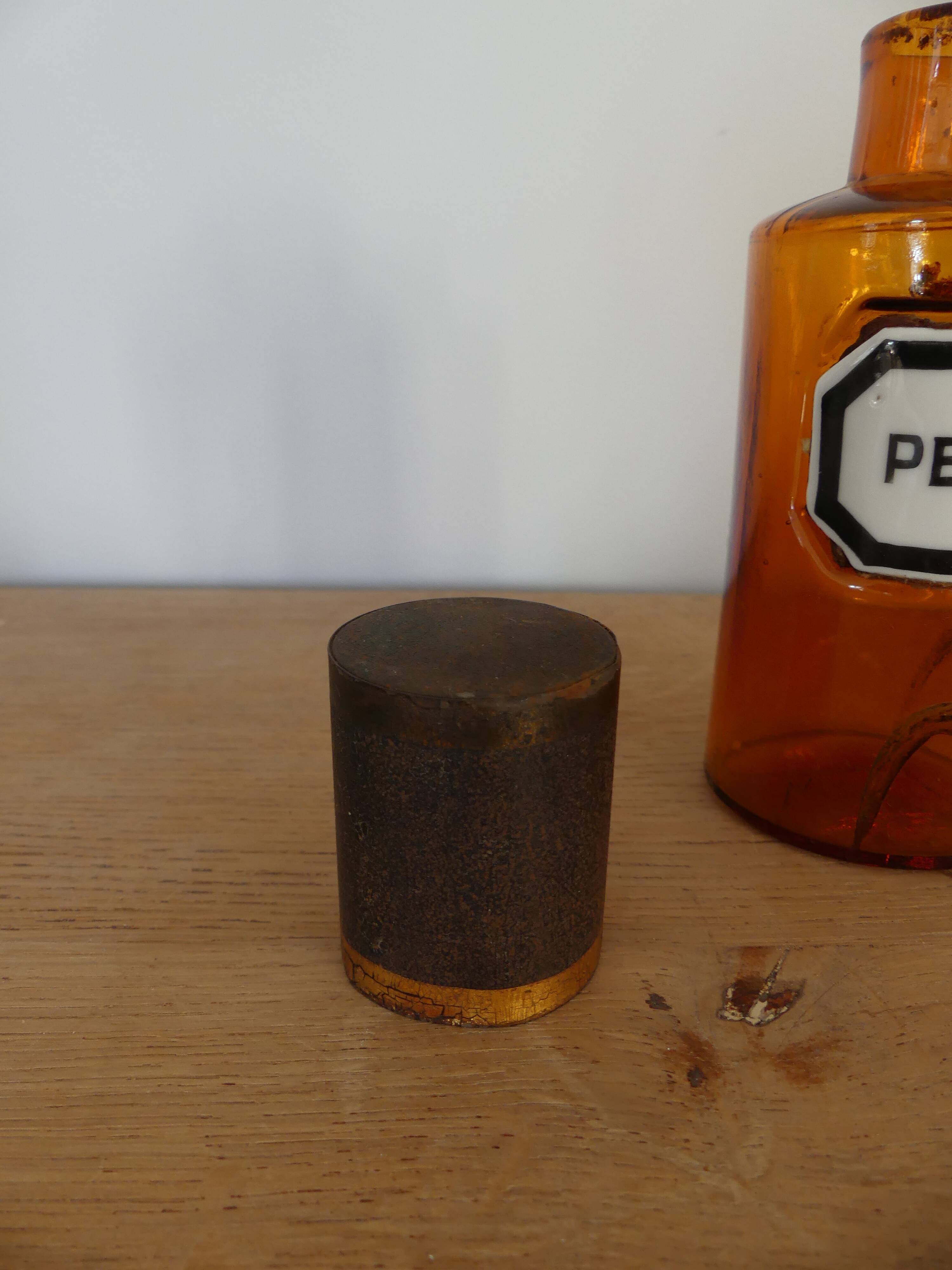 Ancien flacon d'apothicaire old apothecary bottle