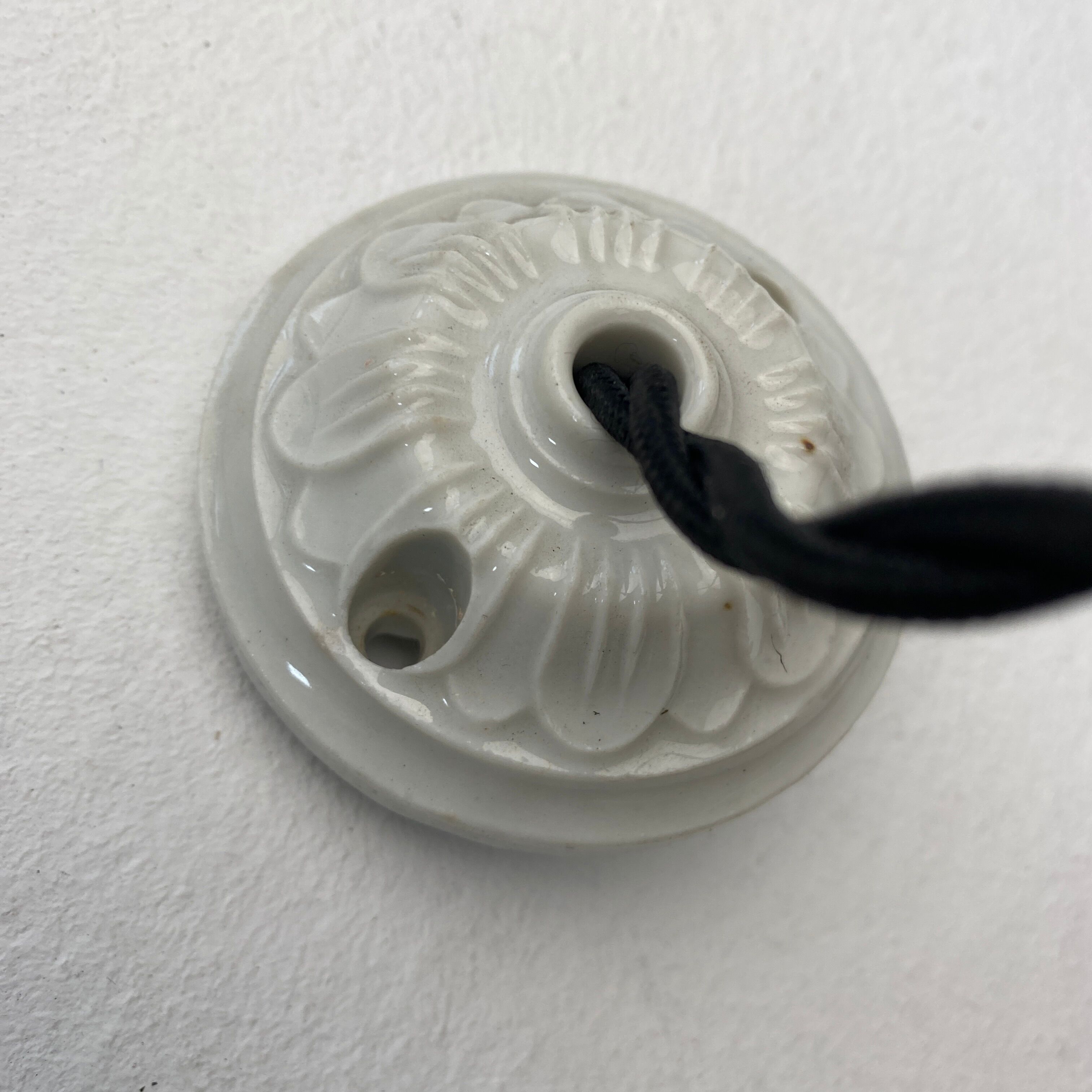 Former blue enamel industrial suspension