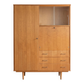 Vintage 1970s wooden wardrobe