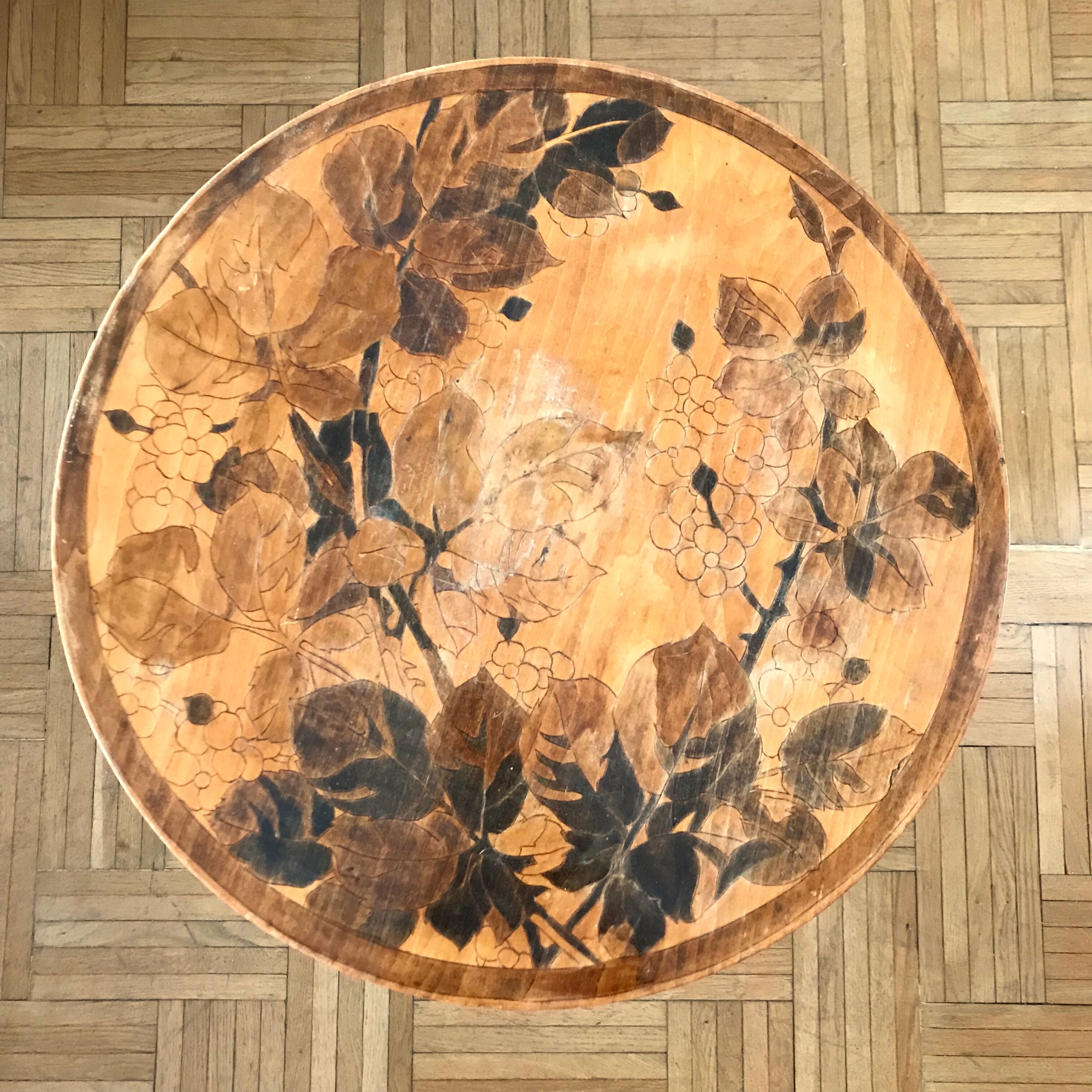 Table haute sellette art déco