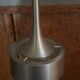 Vintage designer aluminum pendant light
