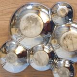 Chrome designer vase