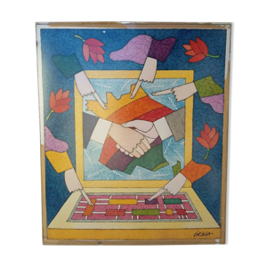 plaque publicitaire Genia